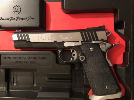 Se vende sps Falcón 1911 por cambio de modalidad, se entrega con su maleta y dos cargadores de 10 cartuchos 00