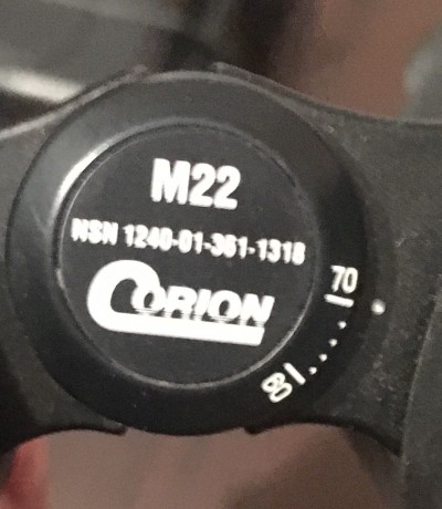 M22 CON KILLFLASH 7X50
RETICULA EN MILESIMAS ARTILLERAS
USADOS, BUEN ESTADO
750 EUROS 11