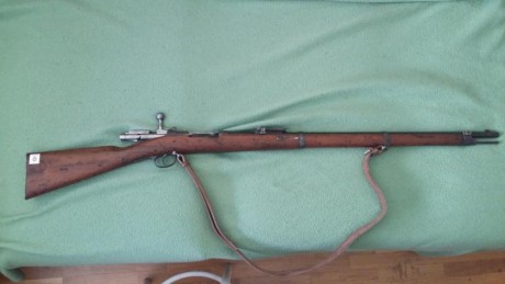 veterano fusil aleman Mauser modelo 1871.
Cal43 Mauser en perfecto estado de tiro y gran precisión a 100mts.Las 01