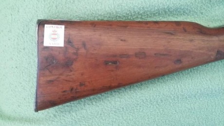 veterano fusil aleman Mauser modelo 1871.
Cal43 Mauser en perfecto estado de tiro y gran precisión a 100mts.Las 10