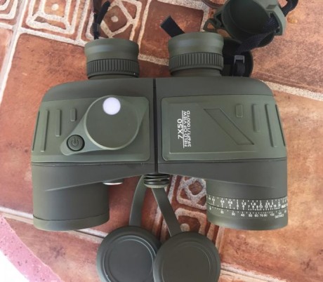 Magnificos prismaticos   Military 7x50 con Compas, alta resolucion, reticula iluminada. Ideal psra mar 00