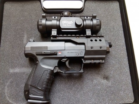 Vendo Whalter CP99 de CO2. Esta en muy buen estado.
Con boca 1/2" UNF para silenciador.
Carriles 01