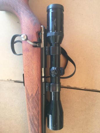 Vendo Carabina Anschutz del 22 modelo 1416 con un cargador , bases weaver y visor Swarovki Habicht Nova 01