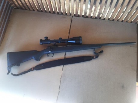 Se vende por falta de uso Rifle de cerrojo Marlin 30-06 con bases Appel y visor Zeiss Victory Varipoint 02
