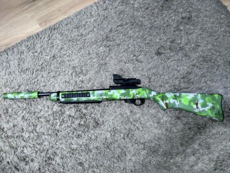 Buenas, vendo carabina marca Ruger modelo 10/22 semiautomática, de las mejores en su categoría, tuneada, 11