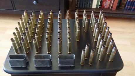 Se venden las siguientes vainas del 30.06 más 3 clips o cargadores de M1 Garand.

Hornady: 26
Geco: 30
Winchester: 02