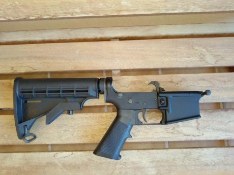 Vendo rifle Sabre Defence XR-15 de calibre 222 y cañon de 14.5 pulgadas. El rifle está como nuevo, el 10