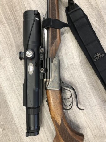 Vendo Monotiro Zanardini Fuchs cal 6, 5X57R, totalmente plegable, con visor telémetro Bushnell  yardage 01