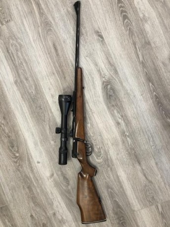 Vendo mauser 66 europa 7 mm rem mag. Gatillo pelo. Visor Swarovki 2,5-10x56 PVI-2.
1000€. Preferiblemente 00