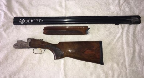 Cambio BERETTA 686E En perfecto estado, tanto de maderas como de metales. Tiene cañones ventilados, hay 02