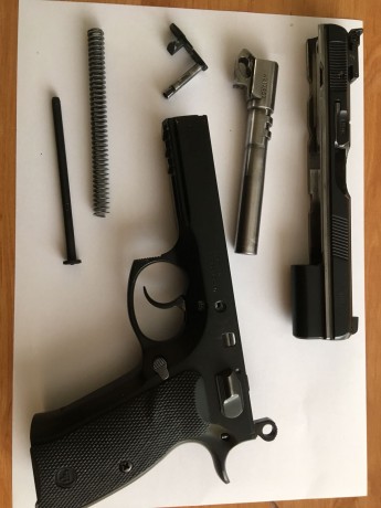 Vendo mi cz 75 sp 01 con sus tres cargadores y su caja y manuales originales más carro del 22 también 10