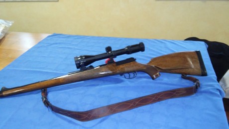 Vendo rifle Mauser modelo 66S Stutzen ( caja larga y cerrojo telescópico ), calibre .270 Win., con monturas 01