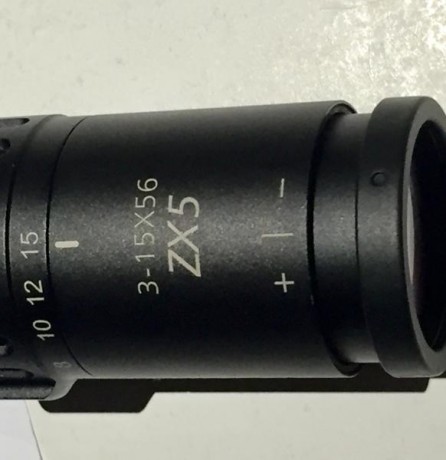 Se ofrece visor MINOX ZX5 3-15x56 , estado igual que nuevo. Se regala parasol y filtro UV. Se ofrece sin 01