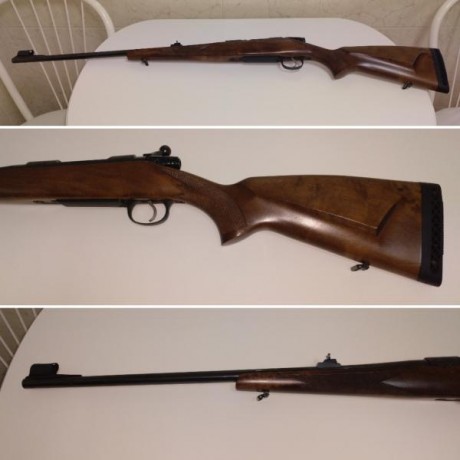 Vendo rifle de cerrojo, modelo CZ 550 Lux, antiguo Breno, calibre 30-06. 01