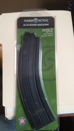 Se VENDE 
 image.jpeg 
Cargador,nuevo sin estrenar para carabina S&W MP15 22LR  de 35 cartuchos de 00