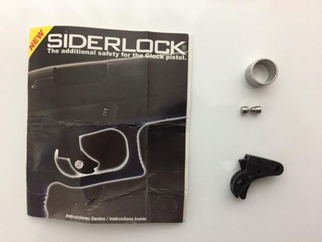 Buenas tardes;
Pongo a la venta el seguro adicional de disparador para Glock.
Estaba montado en una G26 02