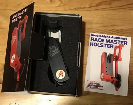 Vendo funda ipsc double alpha race master , color negro.  Es la de soporte magnetico (la mas cara) para 00