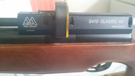 por falta de uso,vendo carabina pcp air arms s410 5.5 classic + visor swarovski habicht 2,5-10 x56 en 02