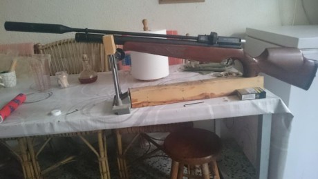 por falta de uso,vendo carabina pcp air arms s410 5.5 classic + visor swarovski habicht 2,5-10 x56 en 01
