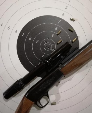 Vendo esta joya.
Carabina calibre 22 LR, marca BROWNING desmontable en dos partes (Take down). Con monturas 10