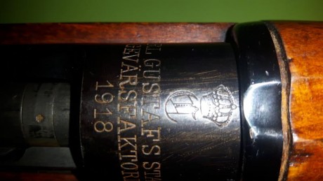 Hola compañeros: Vendo por no usar un rifle Carl Gustaf de 1918 del 6,5 x55 en perfecto estado de foncionamiento, 151