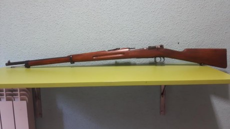 Hola compañeros: Vendo por no usar un rifle Carl Gustaf de 1918 del 6,5 x55 en perfecto estado de foncionamiento, 150