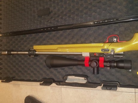Buenas, se vende carabina 22lr Grünig elMiger R3 , visor Sightron S3 10x50x60,seleccionado cañon-acción 02