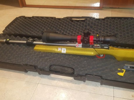 Buenas, se vende carabina 22lr Grünig elMiger R3 , visor Sightron S3 10x50x60,seleccionado cañon-acción 00