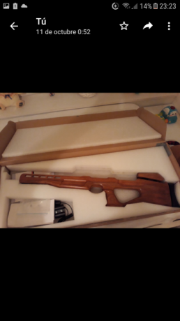 Hola vendo carabina Vulcan táctica calibre 6.35 comprada en octubre de 2017 usada unos 200 tiros la entregó 12