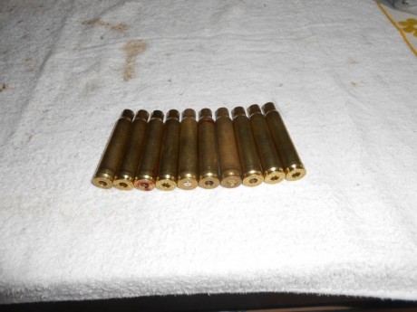 saludos: vendo 10 vainas calibre 338 winchester magnun por 10 euros portes incluidos por correos 00