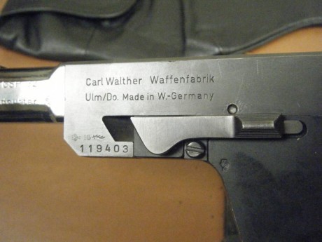 Un amigo sin internet, vende una pistola Walther GSP, calibre 32, en muy buen estado y sin ningún problema 01