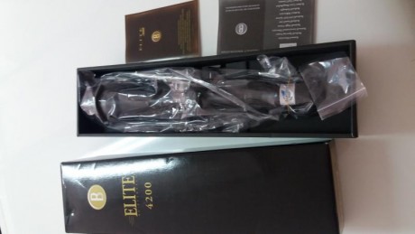 Bushnell Elite 4200 2. 5-10x50 con retícula iluminado con punto rojo totalmente nuevo a estrenar en su 02