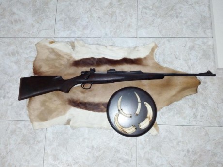 Vendo rifle remington seven calibre 7/08 con bases apel, gastos de envio si los hubiera por cuenta del 01