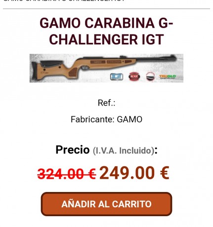 Buenas noches, busco una carabina de las de antes, me refiero a una diana, a una feinwerkbau, incluso 140