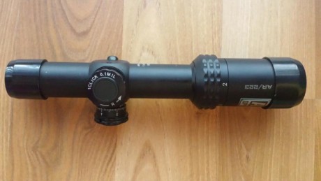 Venta visor Bushnell Ar 1-4x24 excelente para plataformas Ar, estado excelente una vez probado, se envía 01