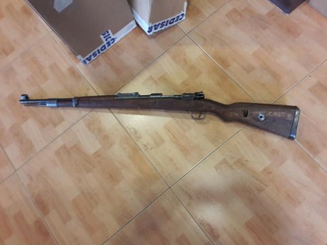 Un rifle honesto de ningun arsenal!
recien encontrado en Alemania y legalizado.

Caño mate pero con estriado 01