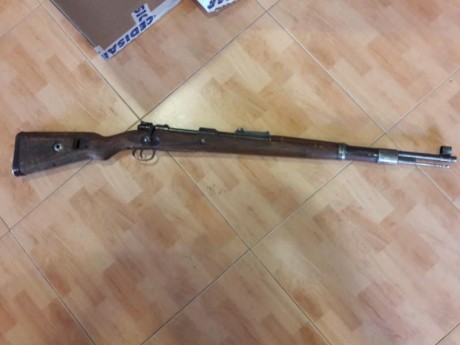 Un rifle honesto de ningun arsenal!
recien encontrado en Alemania y legalizado.

Caño mate pero con estriado 00