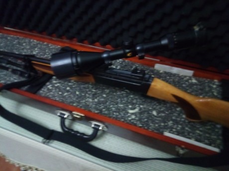 Vendo carabina del .22 semiautomática. Marca Anschutz, modelo 520.
Incluyo visor gamo 4-12 44, montras 00
