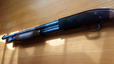 Creo que ha habido un error. Ese cañon rayado de bala es de 60 cms, es decir 24 pulgadas. Tengo uno igual. 40