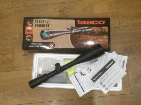 Visor Tasco 10X40x50 - 120€

Estado: Nuevo con su caja original todo impecable, sin uso. 01