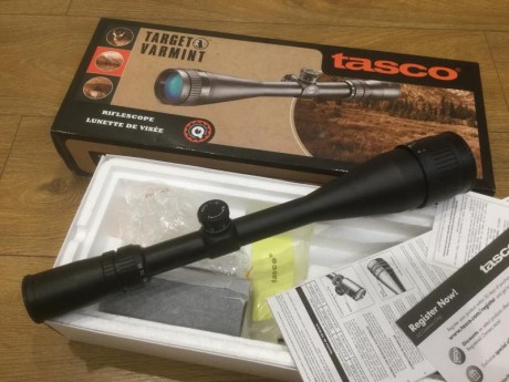 Visor Tasco 10X40x50 - 120€

Estado: Nuevo con su caja original todo impecable, sin uso. 00