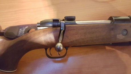 Hola.  Un amigo vende éste rifle, con cañón de 66cm, en calibre 7mm reminton magnum y monturas mas anillas 21