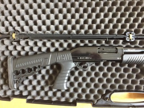  CERRADO  




 Escopeta Stinger MAXIMUX .12 Gauge 
con Culata Stinger Maximux Retráctil y original 
con 02