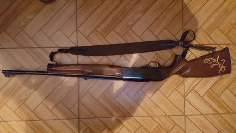 Hola. Un amigo vende este rifle de corredera en calibre 30.06, cañón de 51cm, mas tres cagadores, uno 11