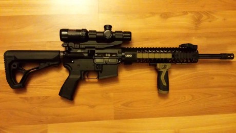 Venta rifle Ar15 Marca ADC Mod M5 Calibre 222 R y 14" longitud de cañón.
Comprado hace menos de un 01