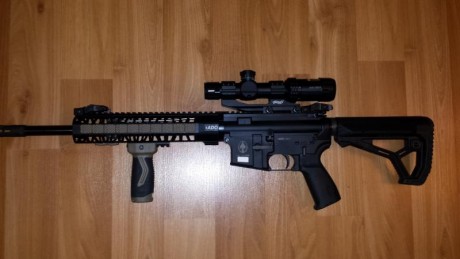 Venta rifle Ar15 Marca ADC Mod M5 Calibre 222 R y 14" longitud de cañón.
Comprado hace menos de un 00