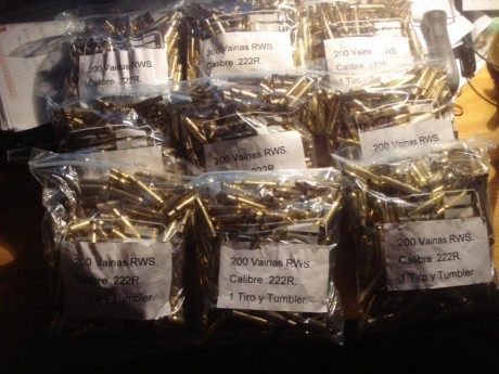 Cerrar por favor,Vendidas las mil ochocientas (1.800) vainas RWS del .222R por cese del tiro.

Un tiro 01