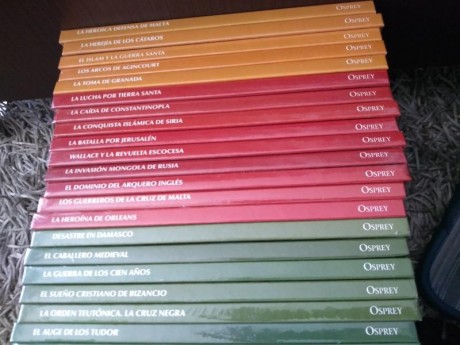 Vendo la coleccion de Osprey de la Edad Media. 35 volúmenes a estrenar con su precinto. Se encuentra en 00