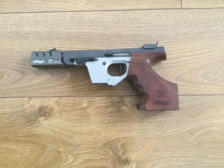 Pistola Walther modelo GSP Expert 22 LR
Estado muy bueno, poco uso y bien cuidada 
Con su maletín original, 11