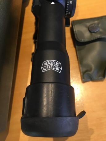 Vendo visor HENSOLDT FERO-z 24 para CETME, muy bueno como puede verse en las fotos. 
375 € más portes.
Saludos. 01